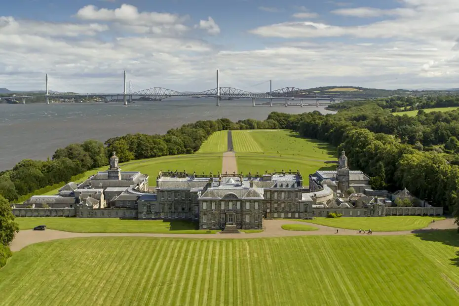 Hopetoun House Aerial Shot by Peter Keith Films